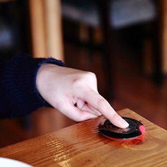 Table bell in a Korean restaurant for calling service