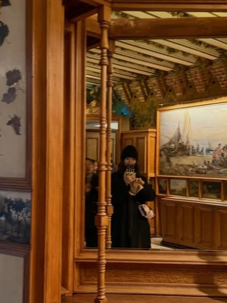 Louis Vuitton Double Face Toggle Detail Coat worn by Shin Min-a