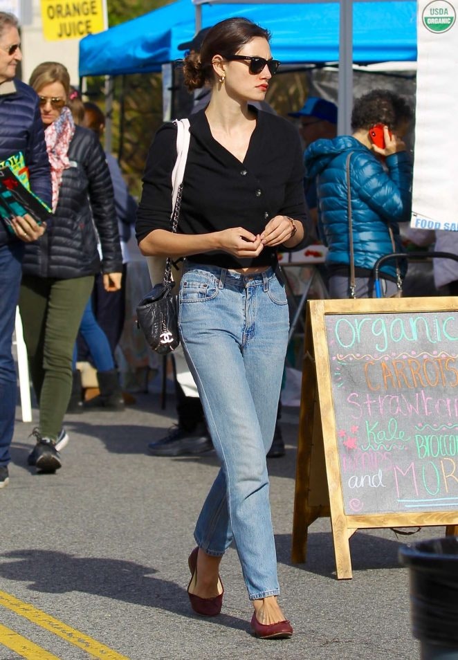 Detail shot of the Chanel Surf Bag's unique hardware and leather.