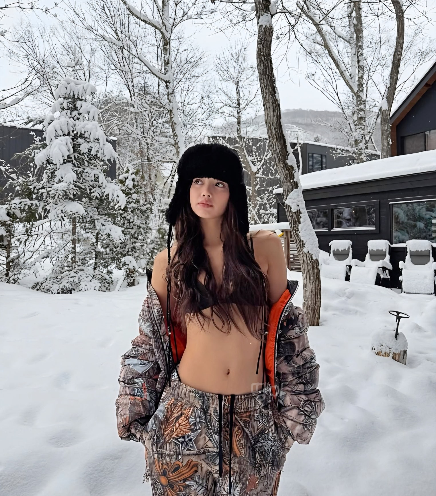 Close-up of Nike x Chrome Hearts puffer details