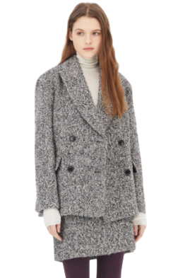 Styling suggestion: herringbone set with casual sneakers.