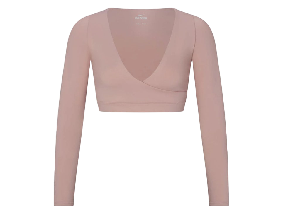 Detail shot of Nike x SKIMS fabric texture