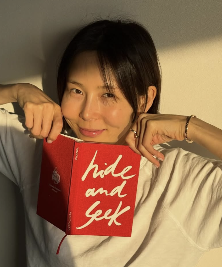 Close-up of Chanel Coco Crush ring